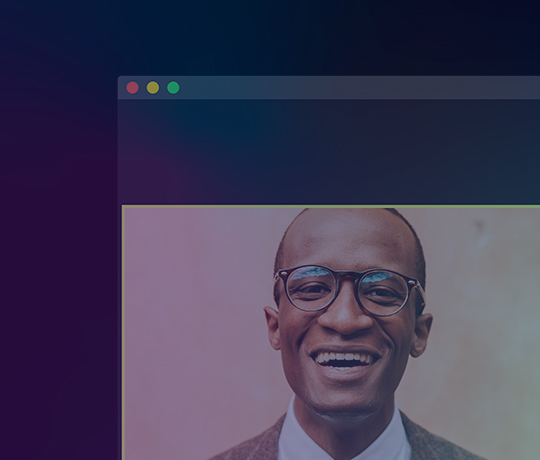 Screenshot of two speakers on a Zoom call