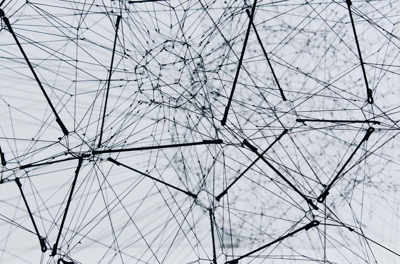 Abstract photo resembling a network.